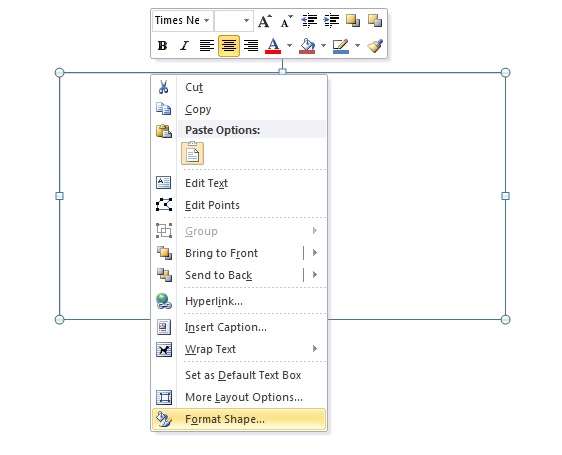 Adjusting the Border Color of a Text Box in Microsoft Word